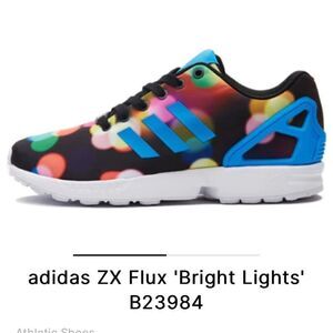 Adidas‎ Originals ZX Flux bright lights sneakers tennis shoes, size 8 1/2
